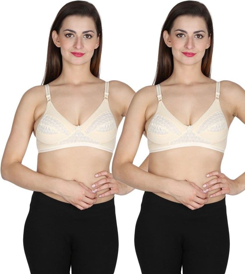 Ladyland Dia Beige Women's Full Coverage Bra