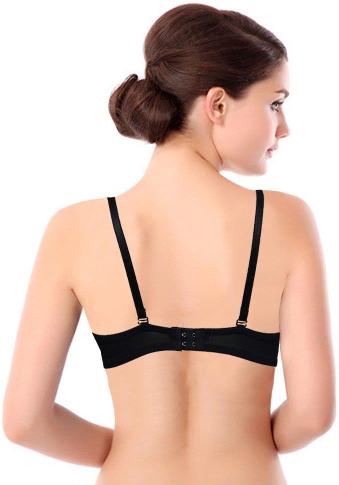 PrivateLifes MultiStraps Women's T-Shirt, Push-up Bra view 3