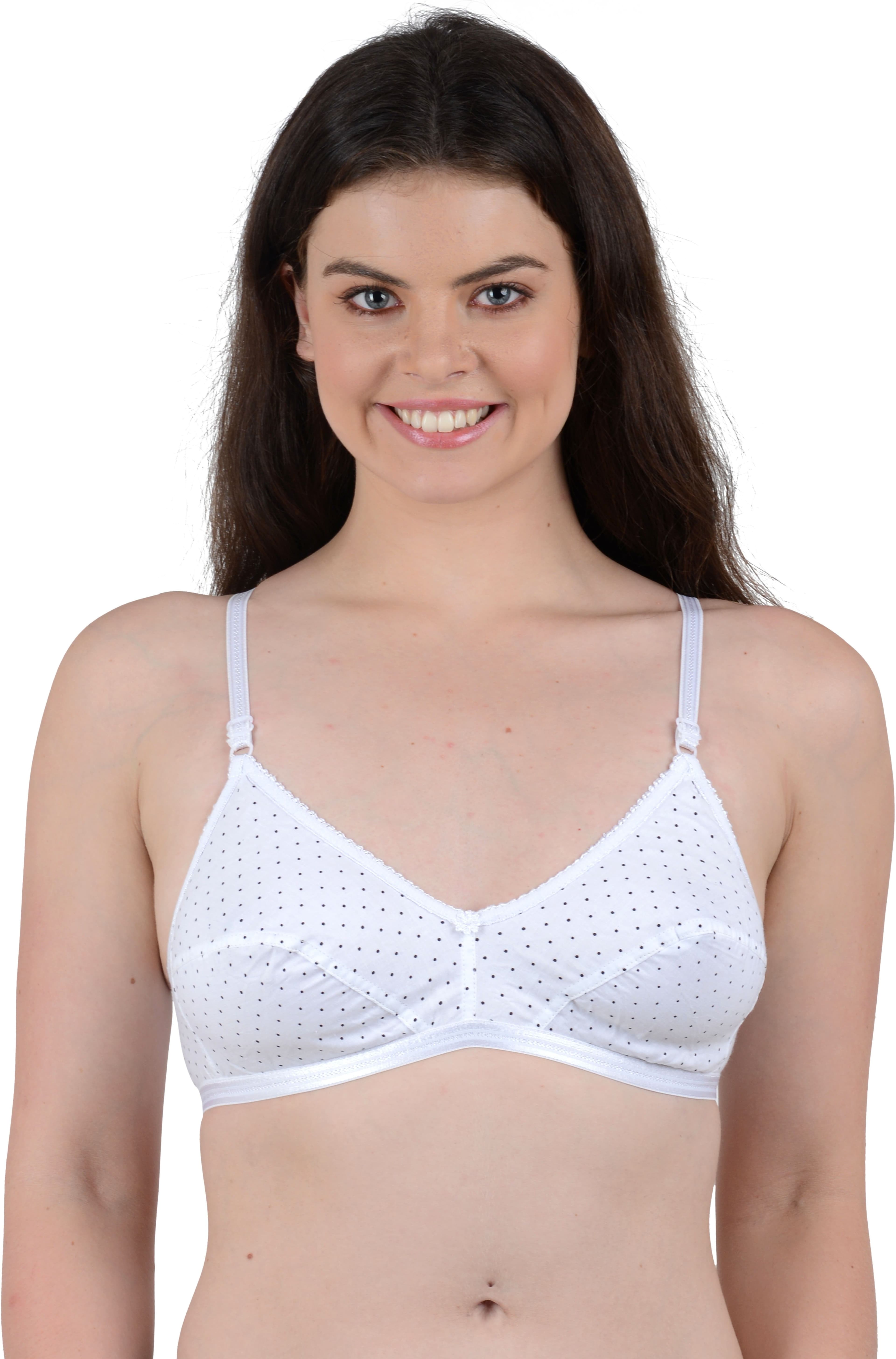 Lovinoform Latest Comfortable Stylist Non Padded Black Cotton Women's Full Coverage Bra