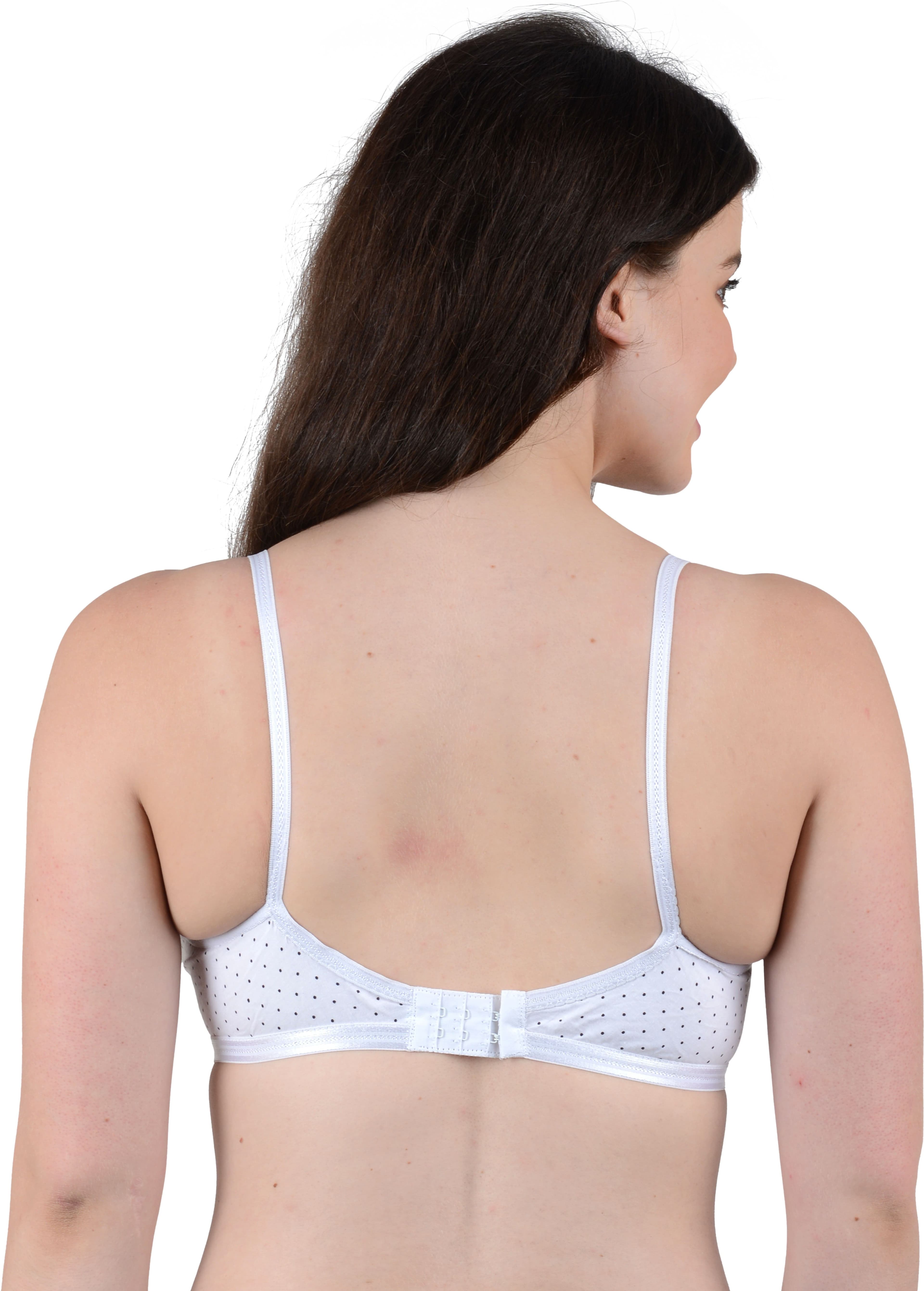 Lovinoform Latest Comfortable Stylist Non Padded Black Cotton Women's Full Coverage Bra view 4