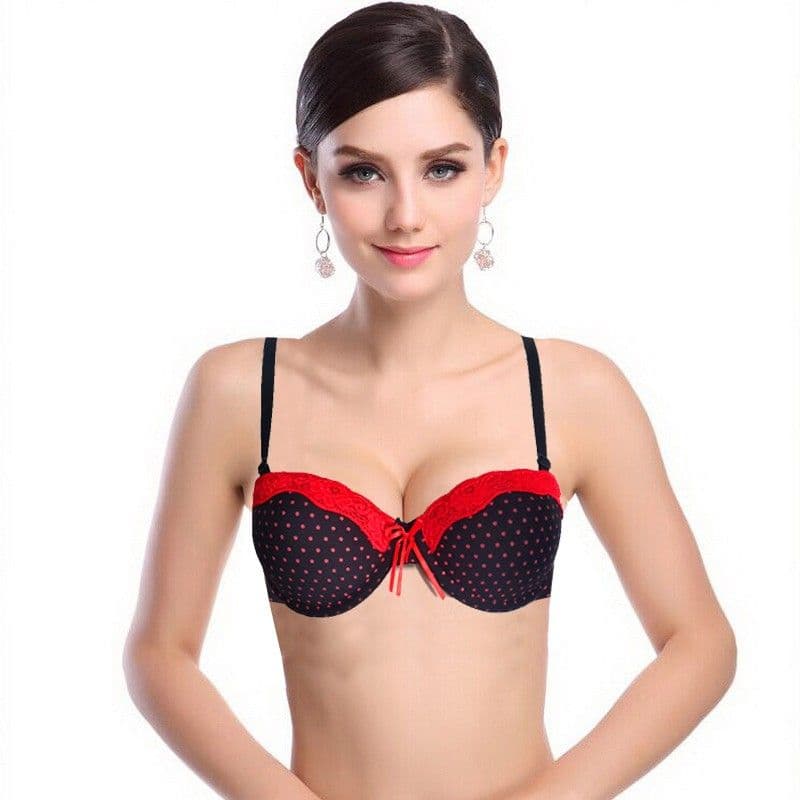 PrivateLifes Polka Lace Women's T-Shirt Bra