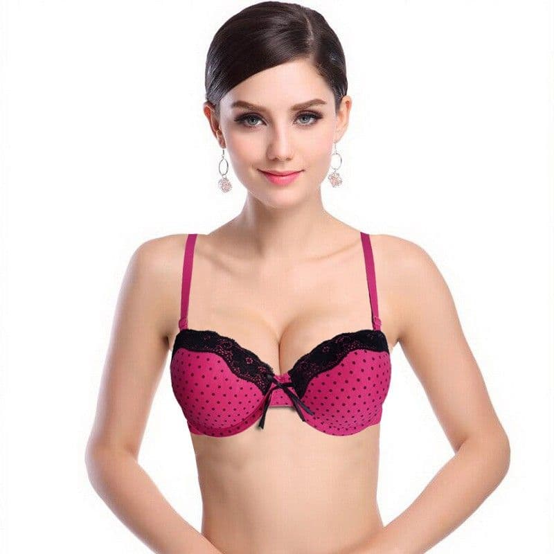 PrivateLifes Polka Lace Women's T-Shirt Bra view 2