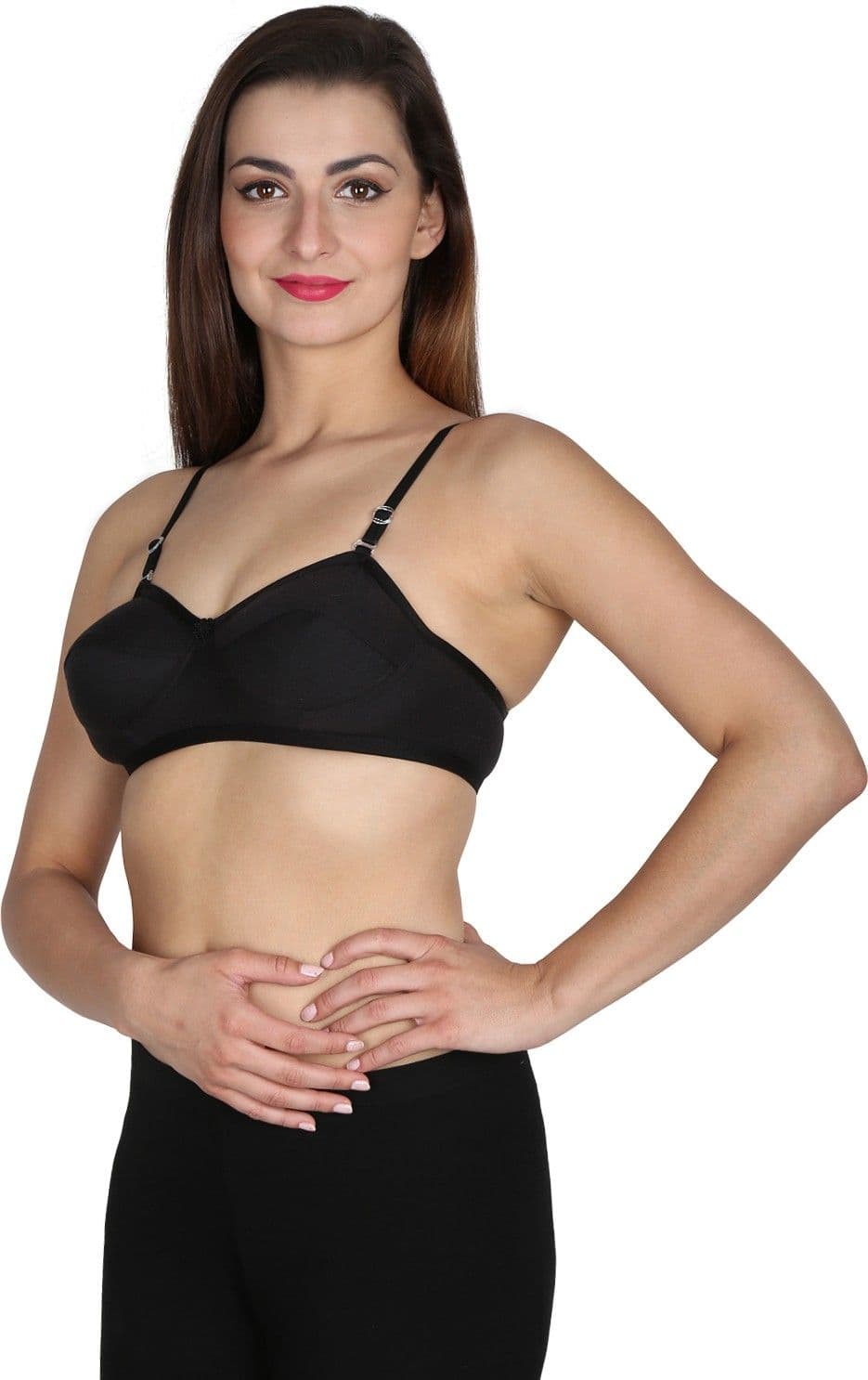 Ladyland Liz Black Bra Women's Full Coverage Bra view 3