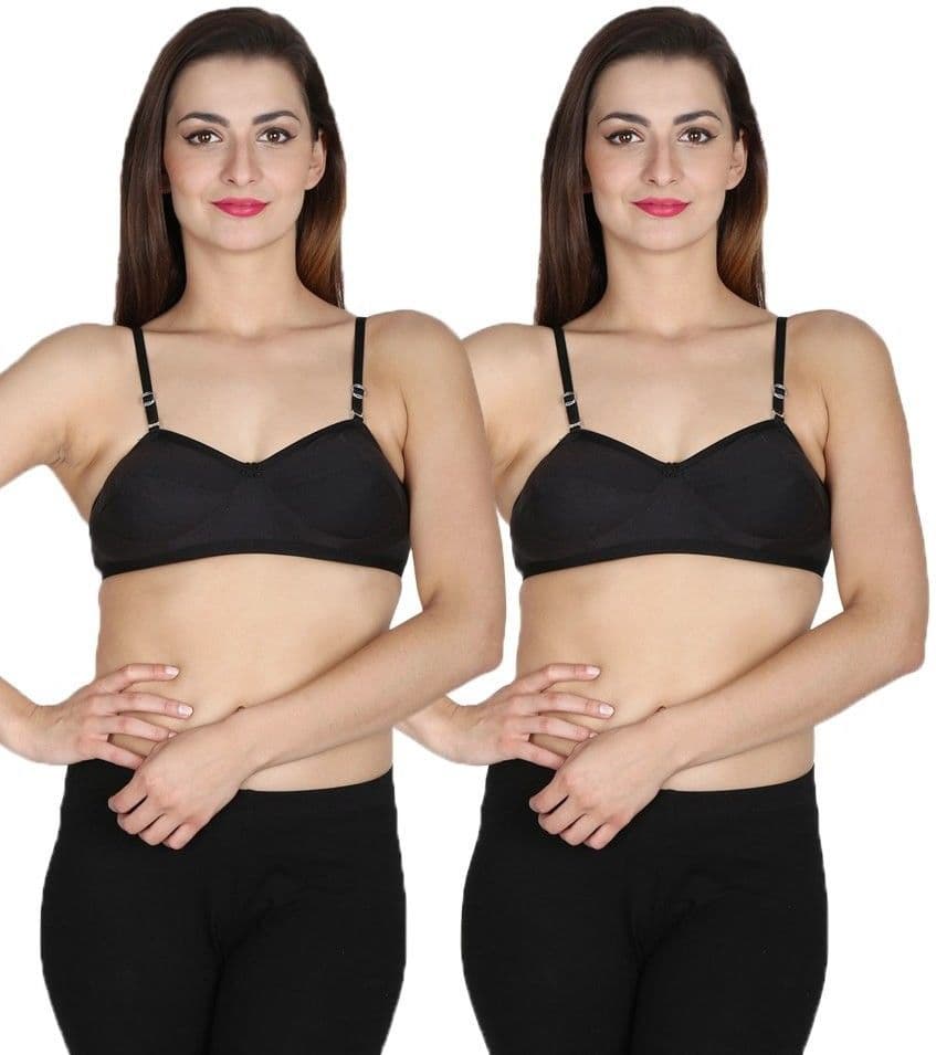 Ladyland Liz Black Bra Women's Full Coverage Bra view 2