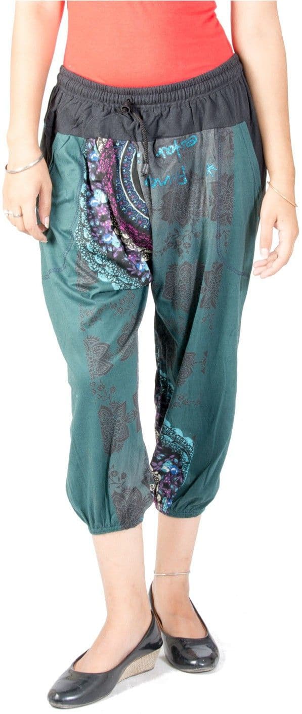 Fabpoppy Women's Multicolor Capri