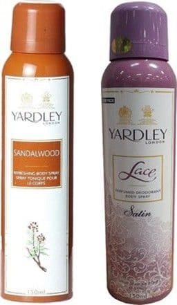 Yardley Sandalwood and Lace Satin Combo Set view 2