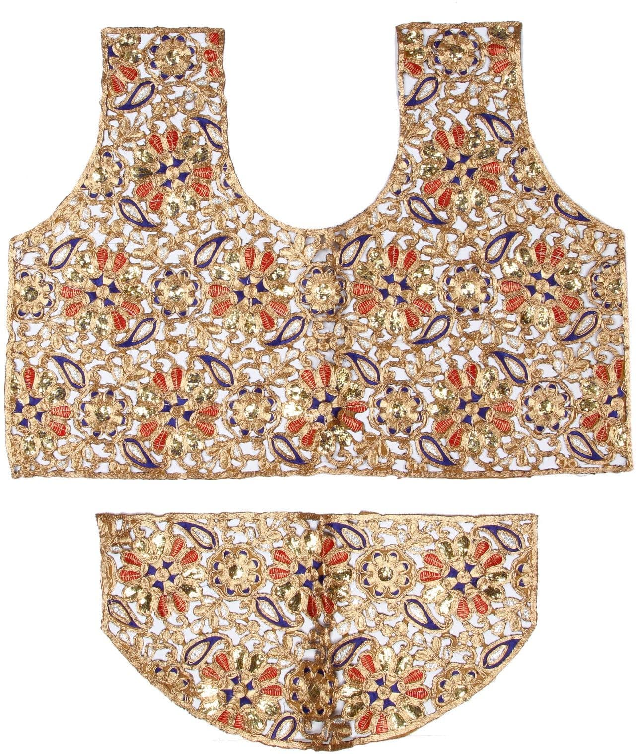 PurpleYou Lace Embellished Blouse Material view 3