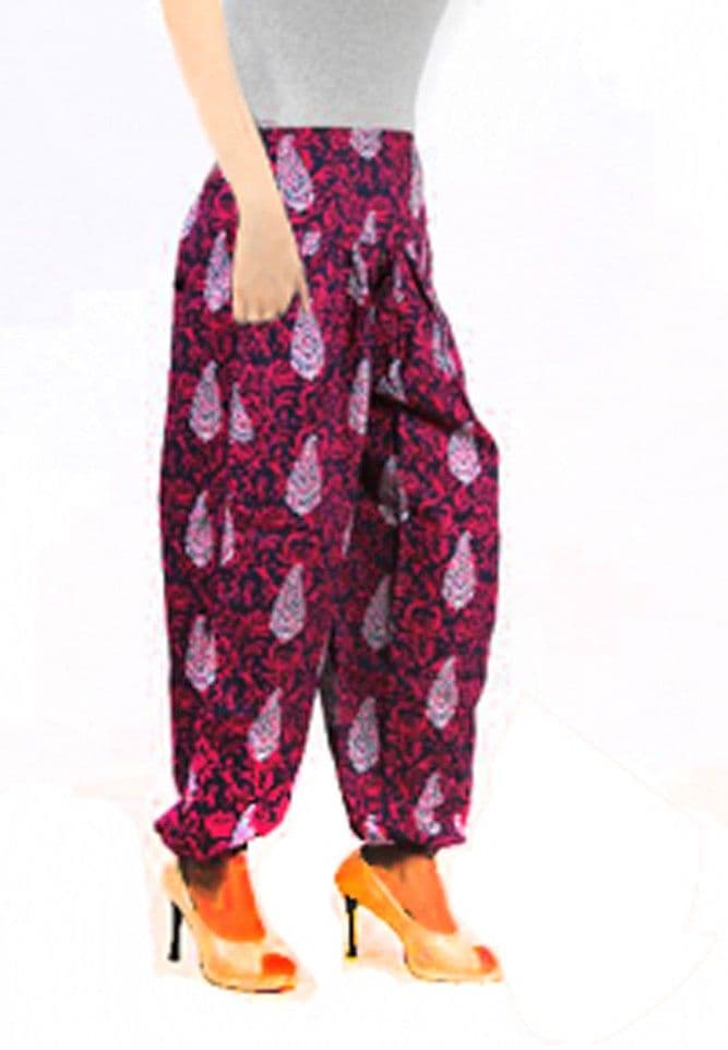 Ankita Printed Cotton Women's Harem Pants view 4