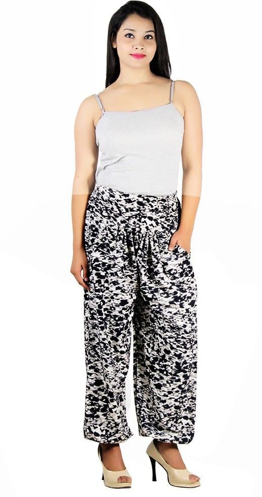 Ankita Printed Polyester Women's Harem Pants view 2