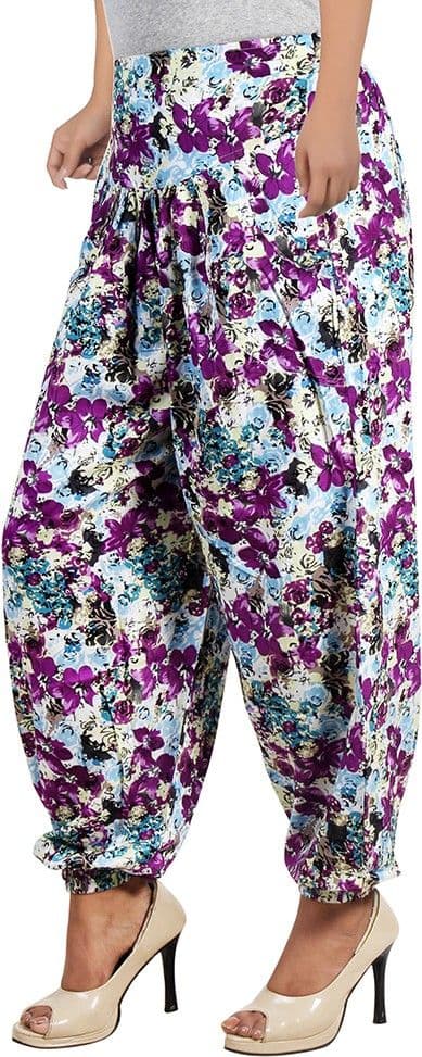 Ankita Printed Rayon Women's Harem Pants view 3
