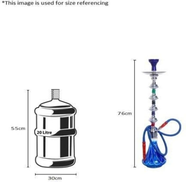 Bajya Handicrafts Decorative Stylo 30 inch Glass Hookah view 3