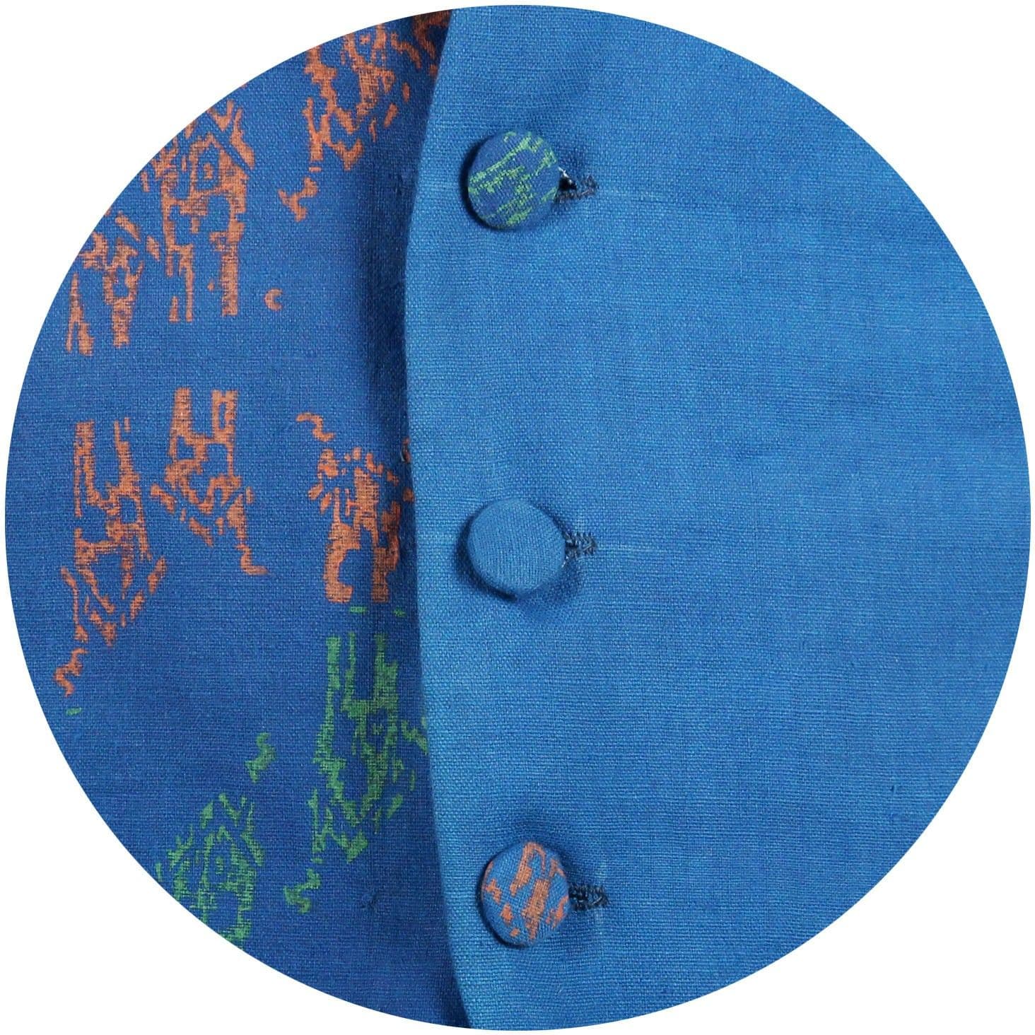 Pulpypapaya Sleeveless Printed Men's Jacket view 4