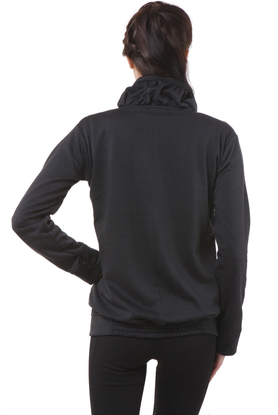 Purys Full Sleeve Solid Women's Fleece Jacket view 4