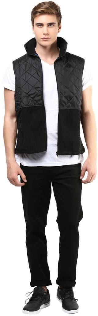 The Vanca Sleeveless Self Design Men's Jacket view 5