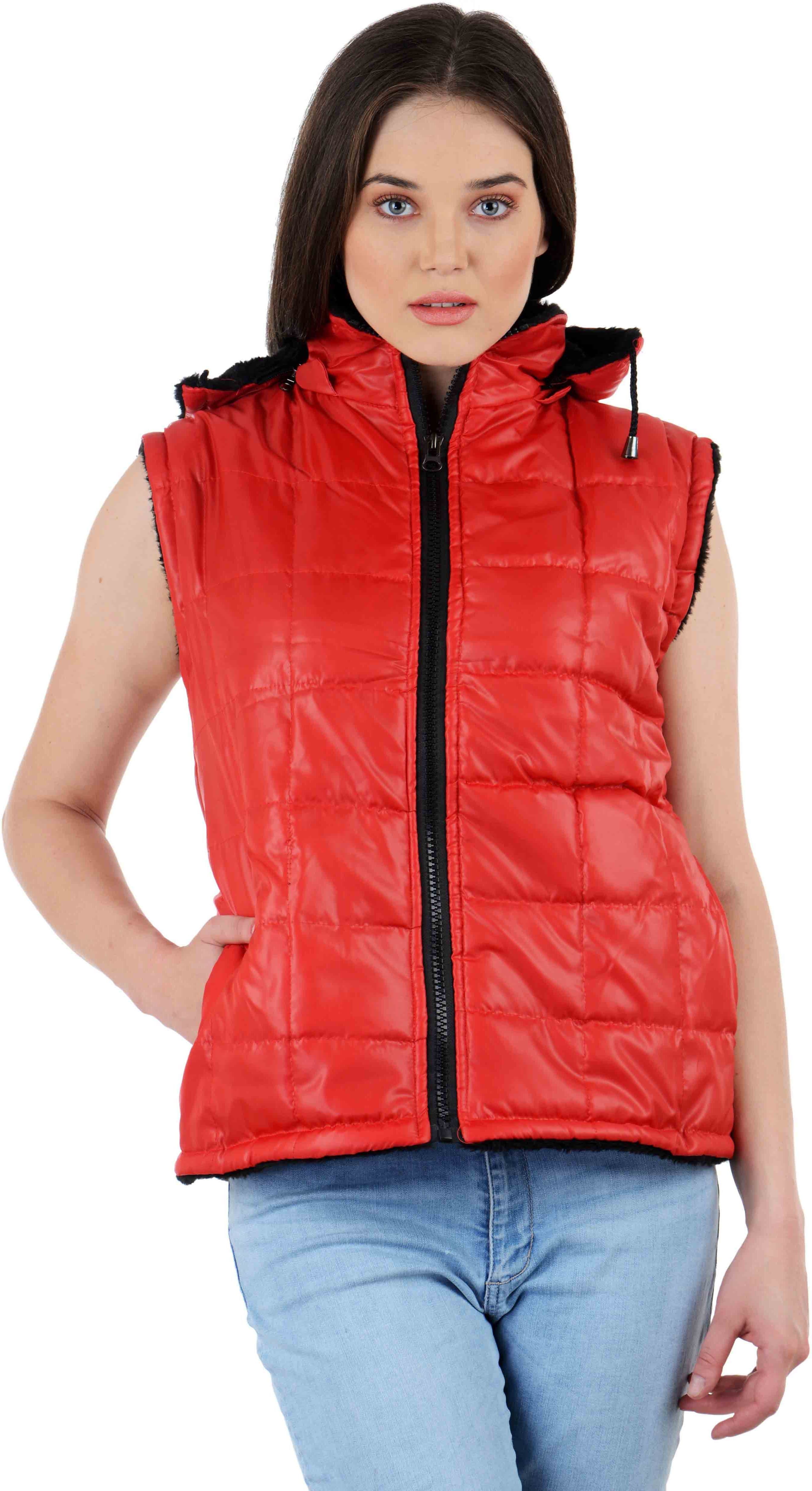 Fayona Sleeveless Solid Women's Jacket