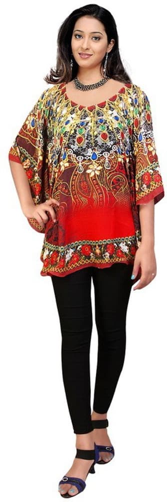 HSFS Printed Gorgette Women's Kaftan