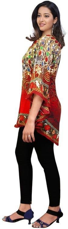 HSFS Printed Gorgette Women's Kaftan view 4