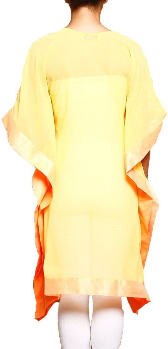 Awesome Self Design FAUX GEORGETTE Women's Kaftan view 3