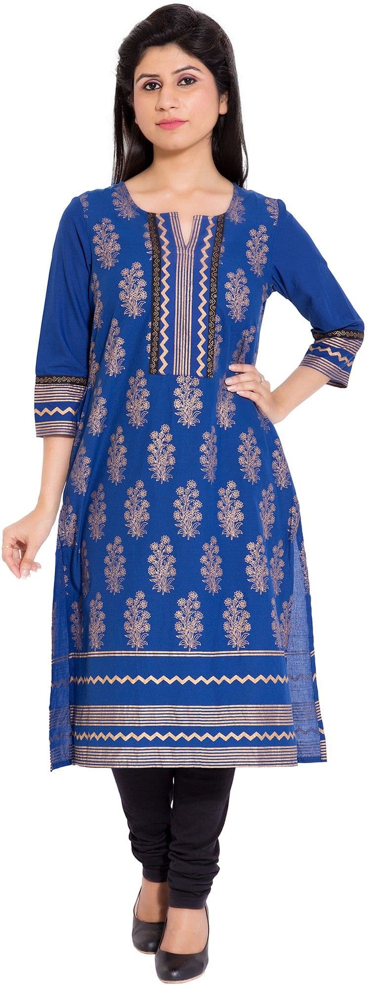 ADDICTION Floral Print Women's Straight Kurta