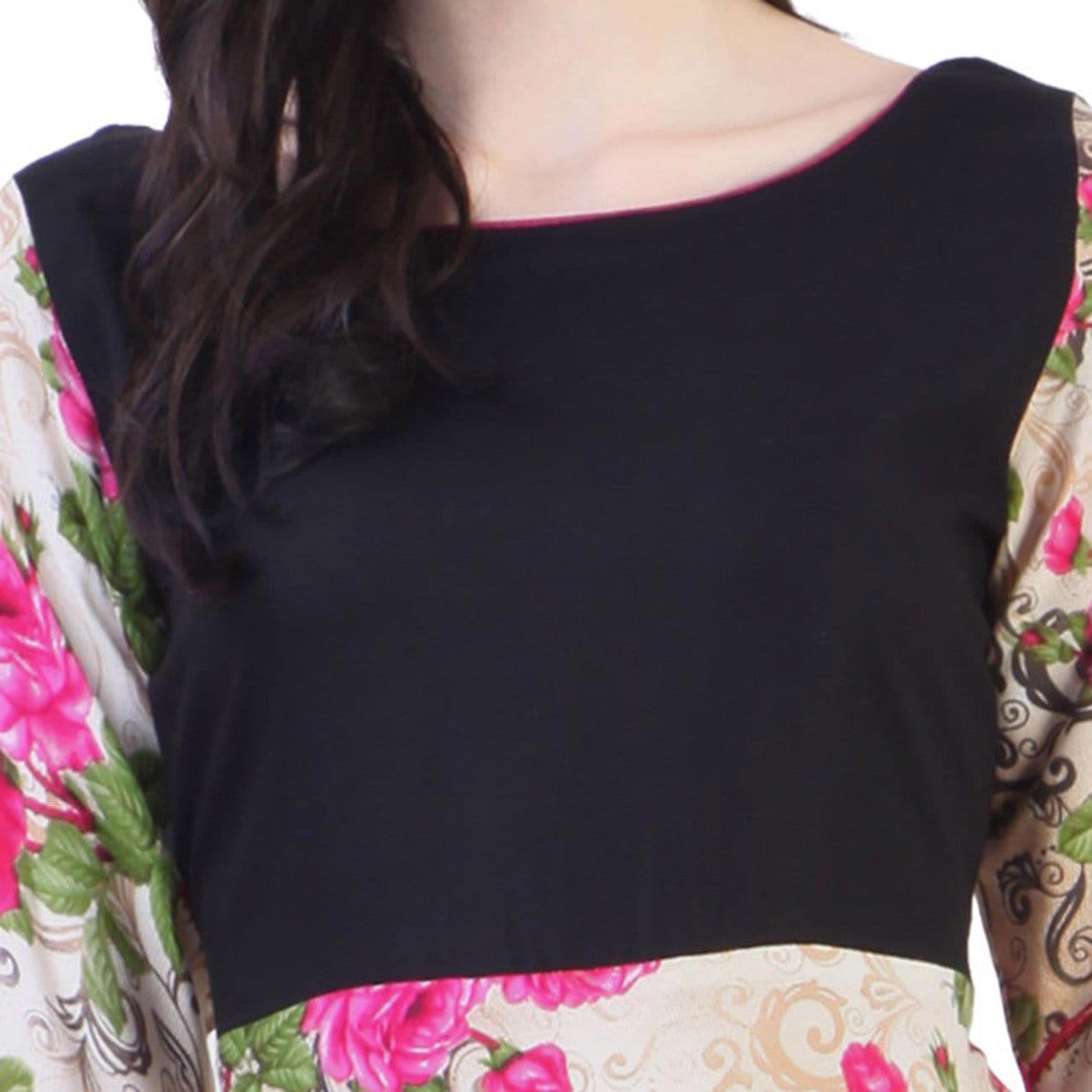 Libas Printed Women's Anarkali Kurta view 5