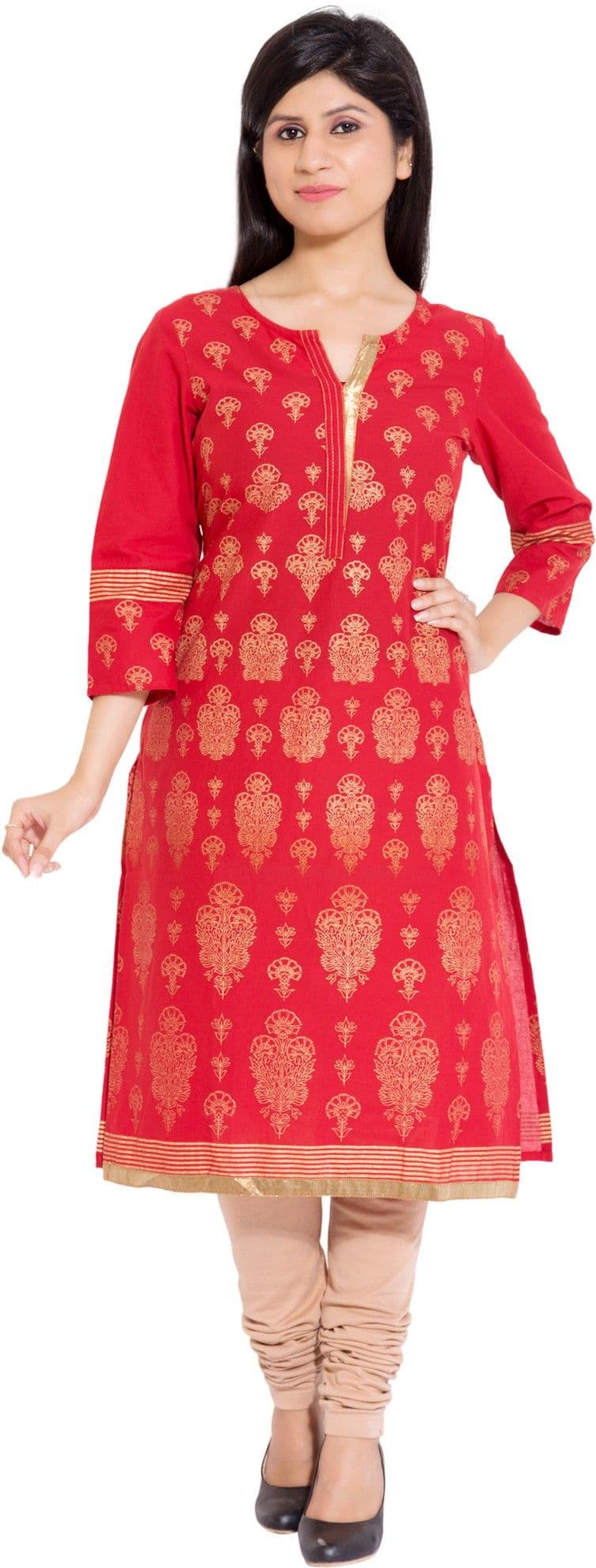 ADDICTION Floral Print Women's Straight Kurta view 2