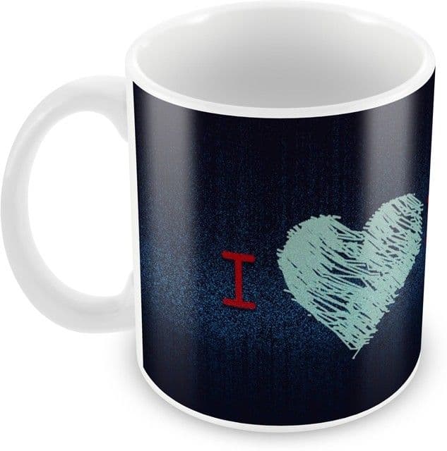 AKUP i-love-dubstep Ceramic Mug view 2