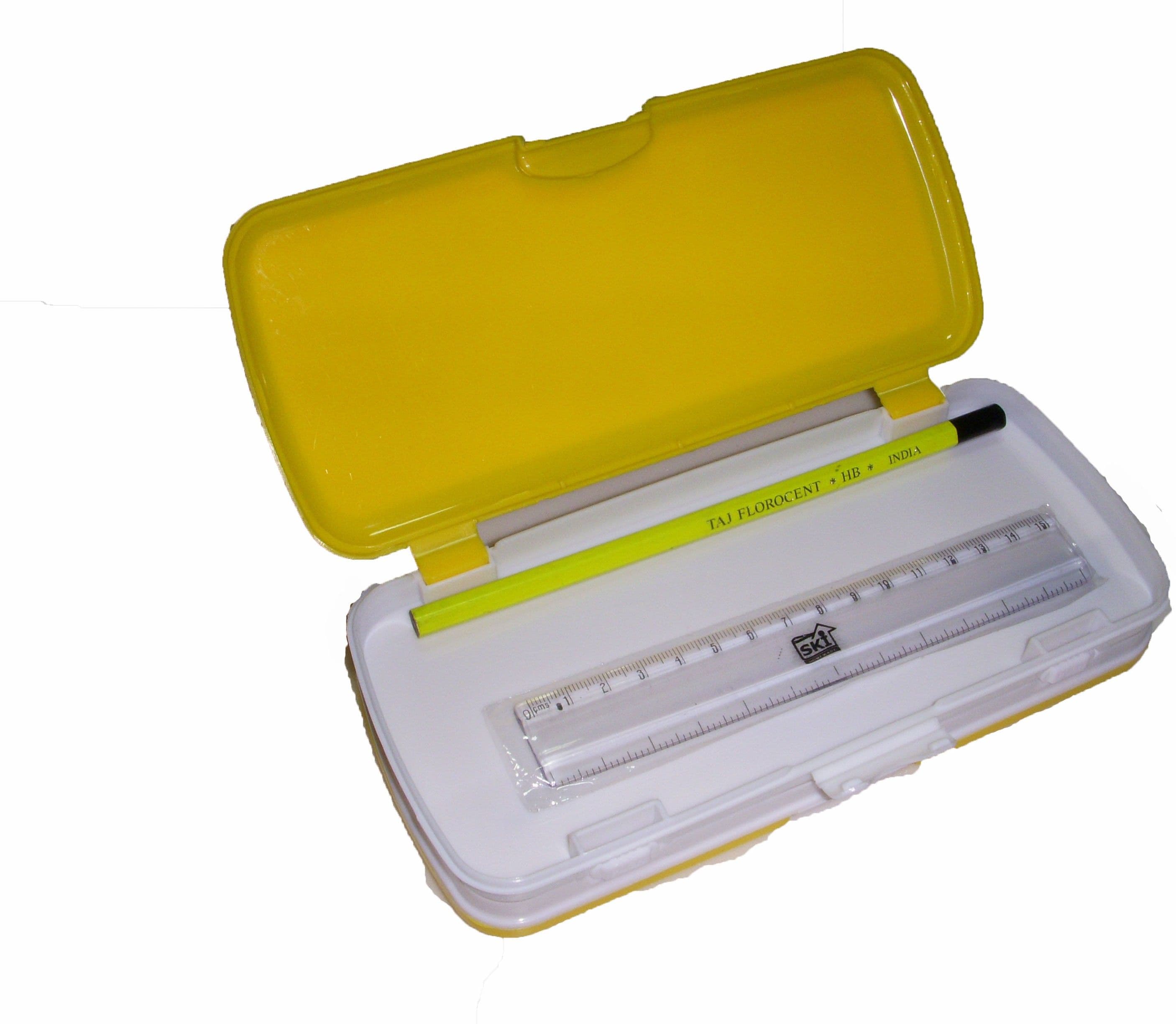 Ski Fancy School Art Plastic Pencil Box view 3