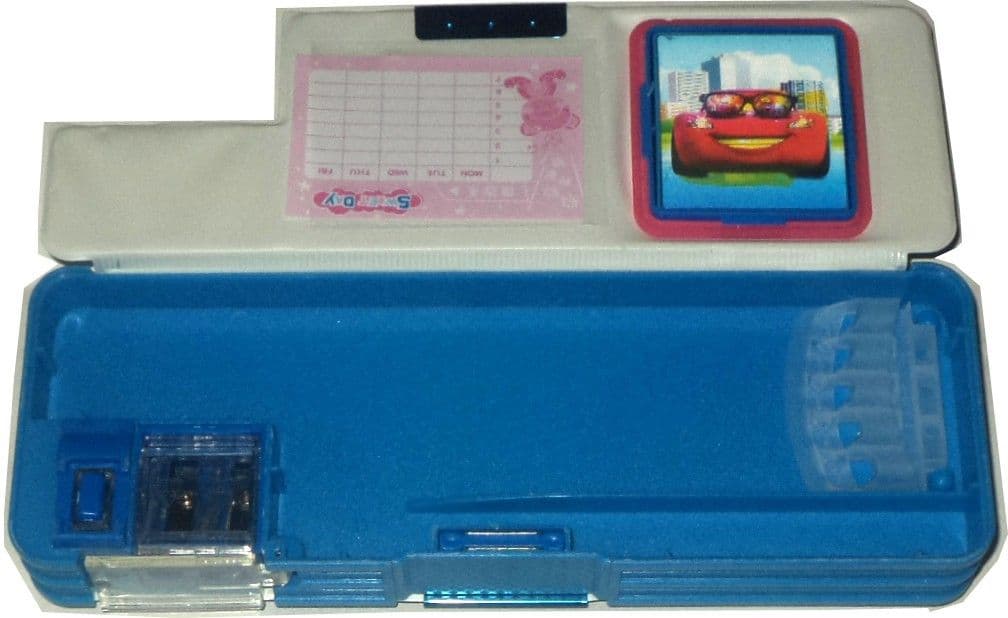 Karta Car With Calculator & Dual Sharpner Art Plastic Pencil Box view 4
