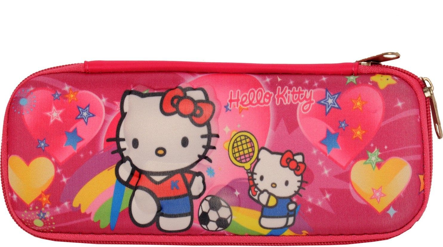 Priya Exports Kitty Cat Art Fabric Pencil Box view 2