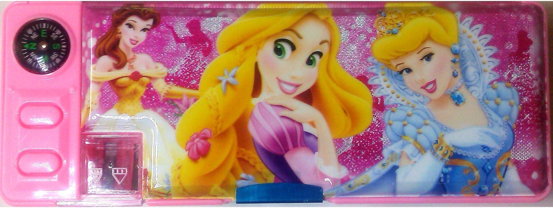 Karta Princess Girls With Compass & Lens Art Plastic Pencil Box