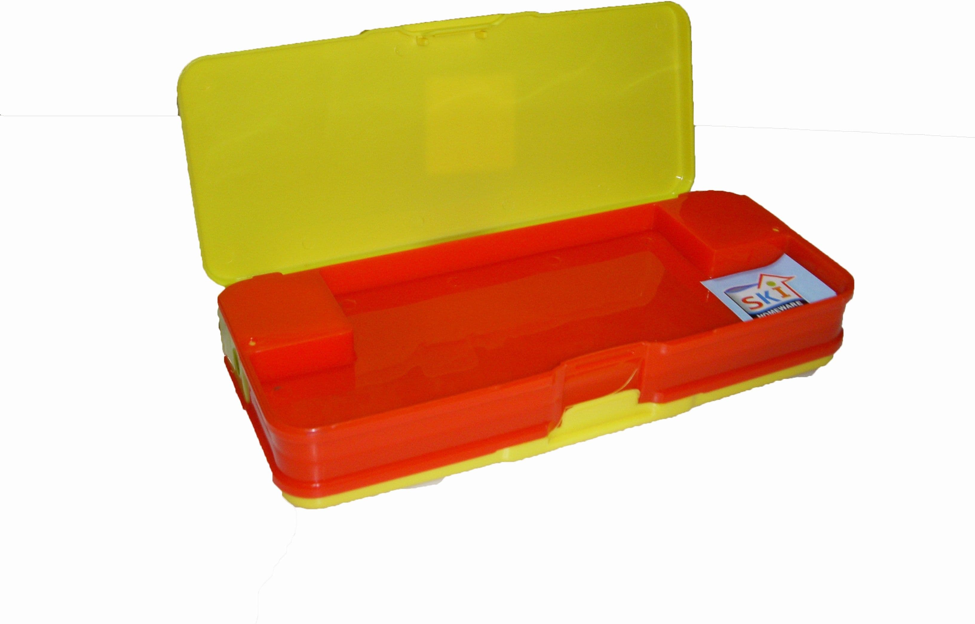 Ski Fancy School Art Plastic Pencil Box view 3