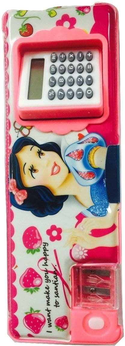 Cutebaby Mix Characters(single character in one pencil box) Multi - Text Art Plastic And Magnate Pencil Box view 3