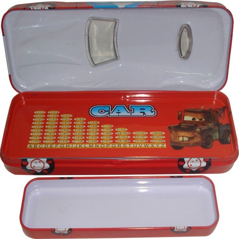SSD School Sports Art Metal Pencil Boxes view 3