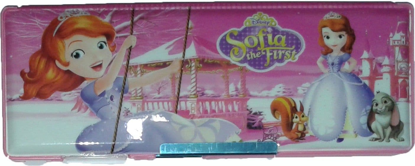 Wise Guys Sofia The First Cartoon Art Plastic Pencil Box view 5