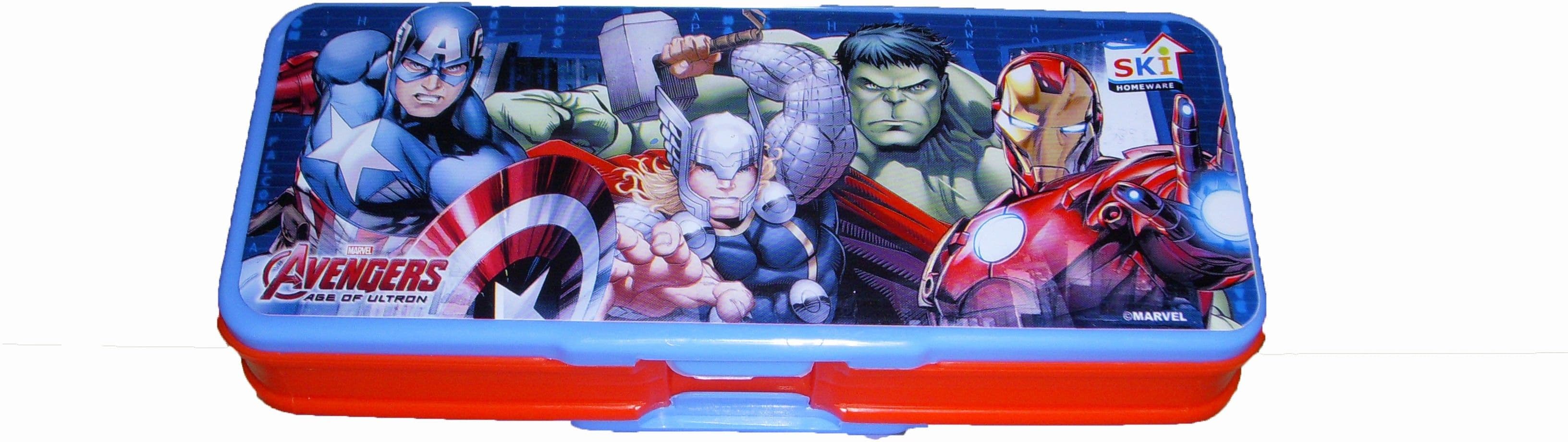 Ski Fancy School Art Plastic Pencil Box