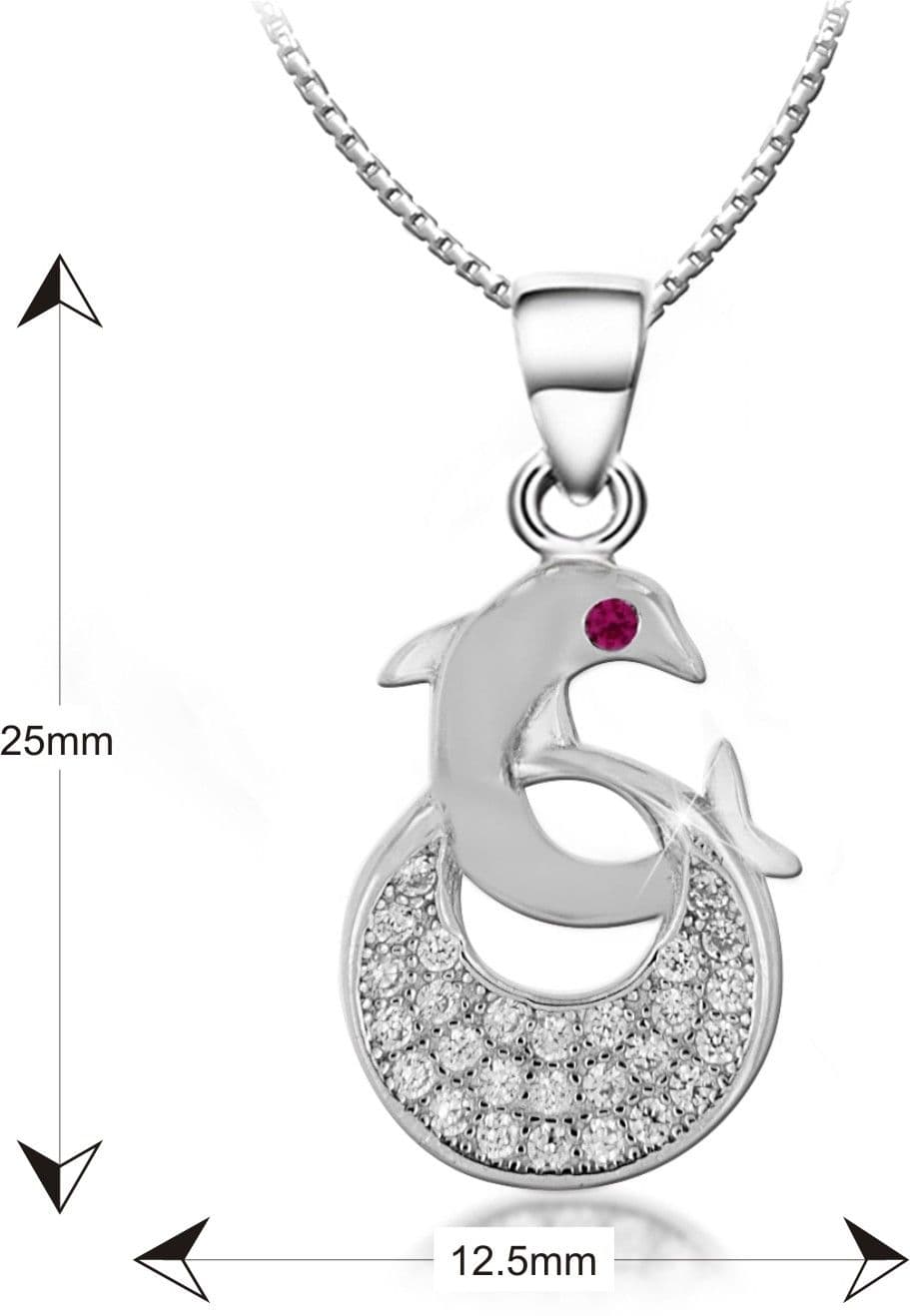 Aria Rhodium Sterling Silver Pendant view 2