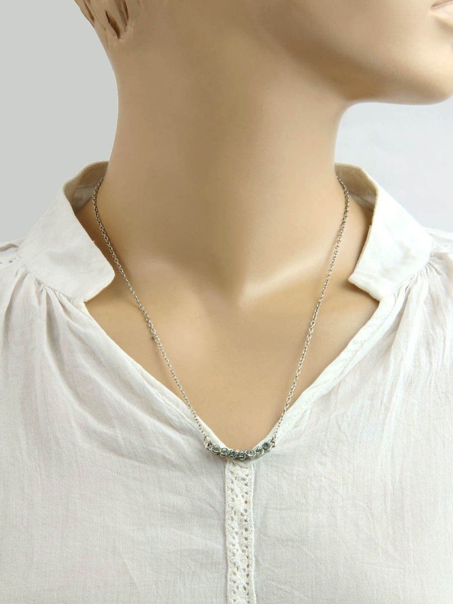 Jewelizer Crystal Alloy Necklace view 3