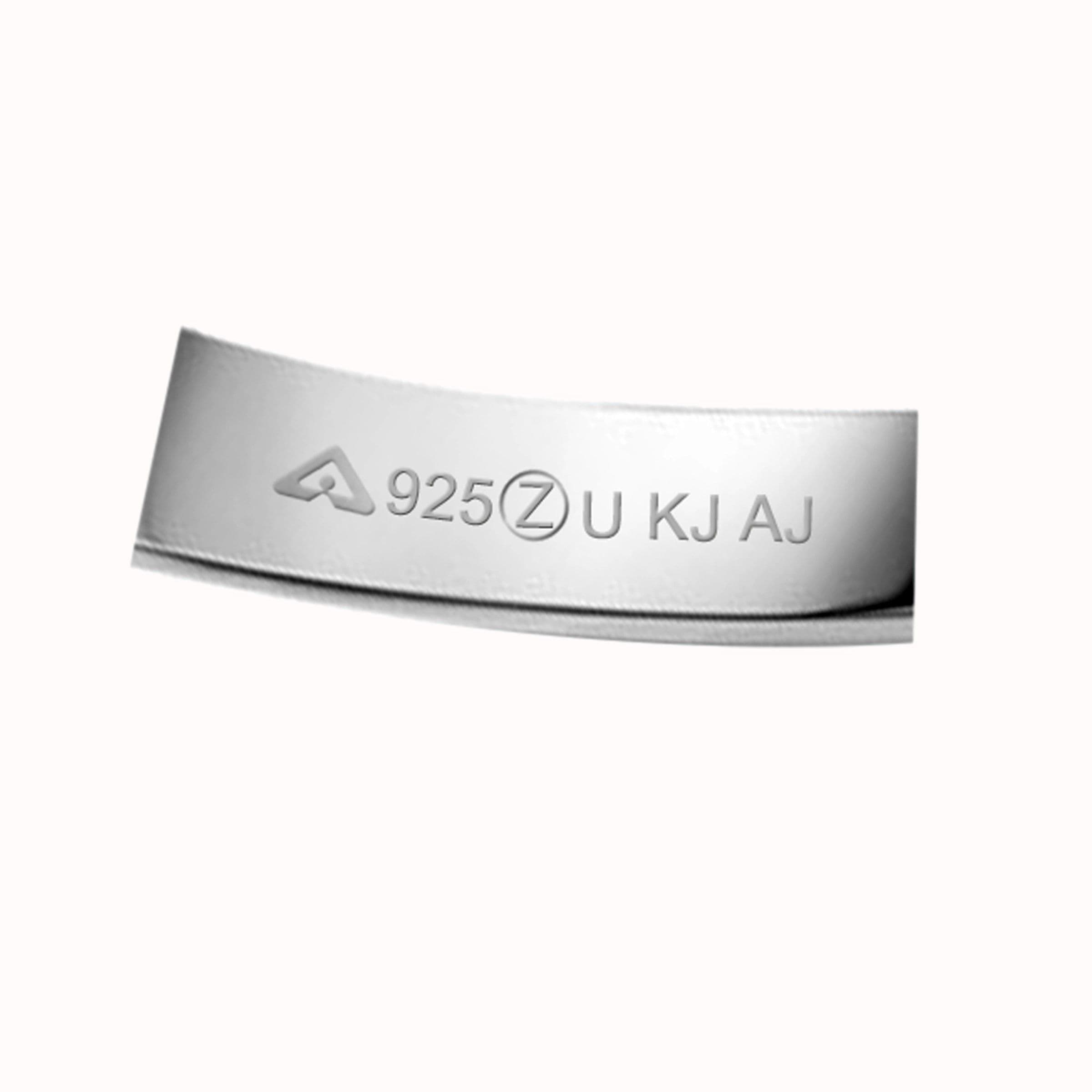 Aria Rhodium Sterling Silver Pendant view 4