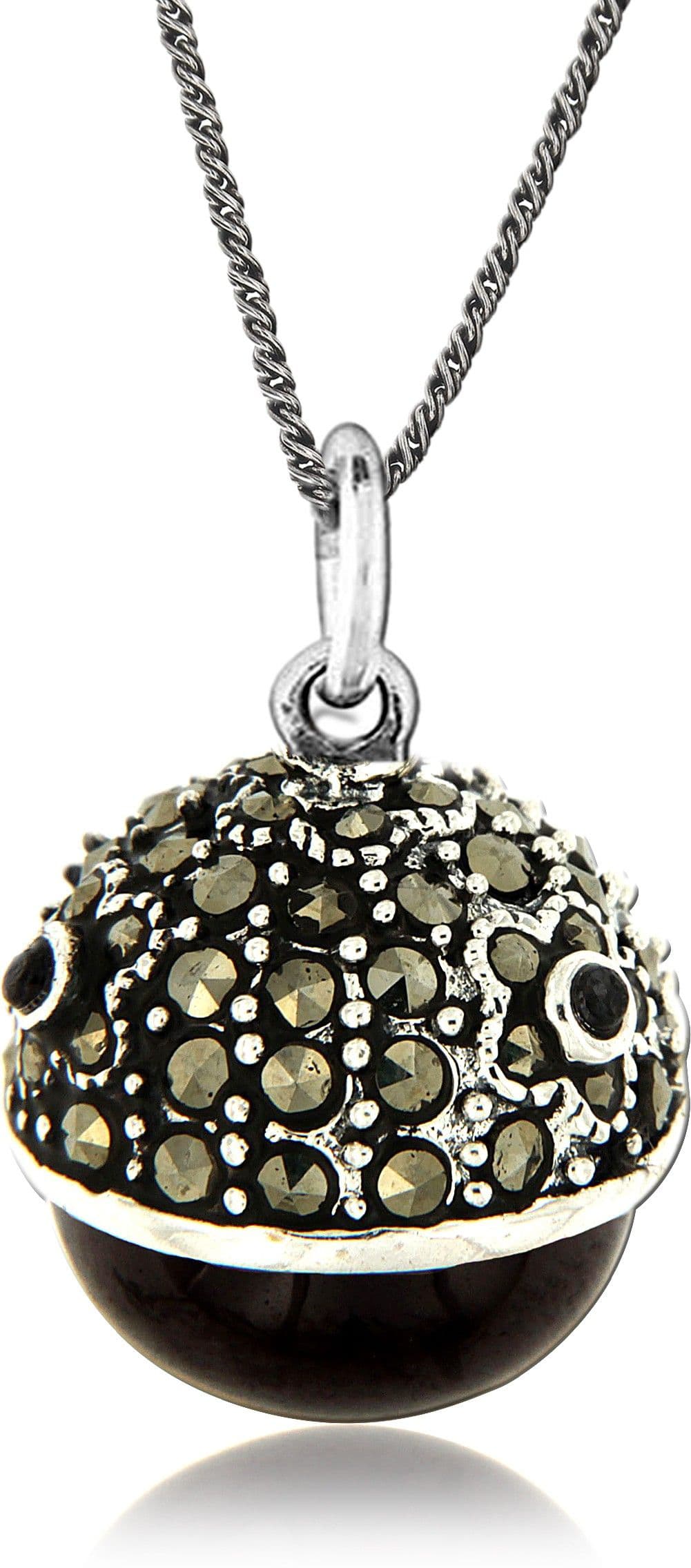 Aria Rhodium Sterling Silver Pendant view 2