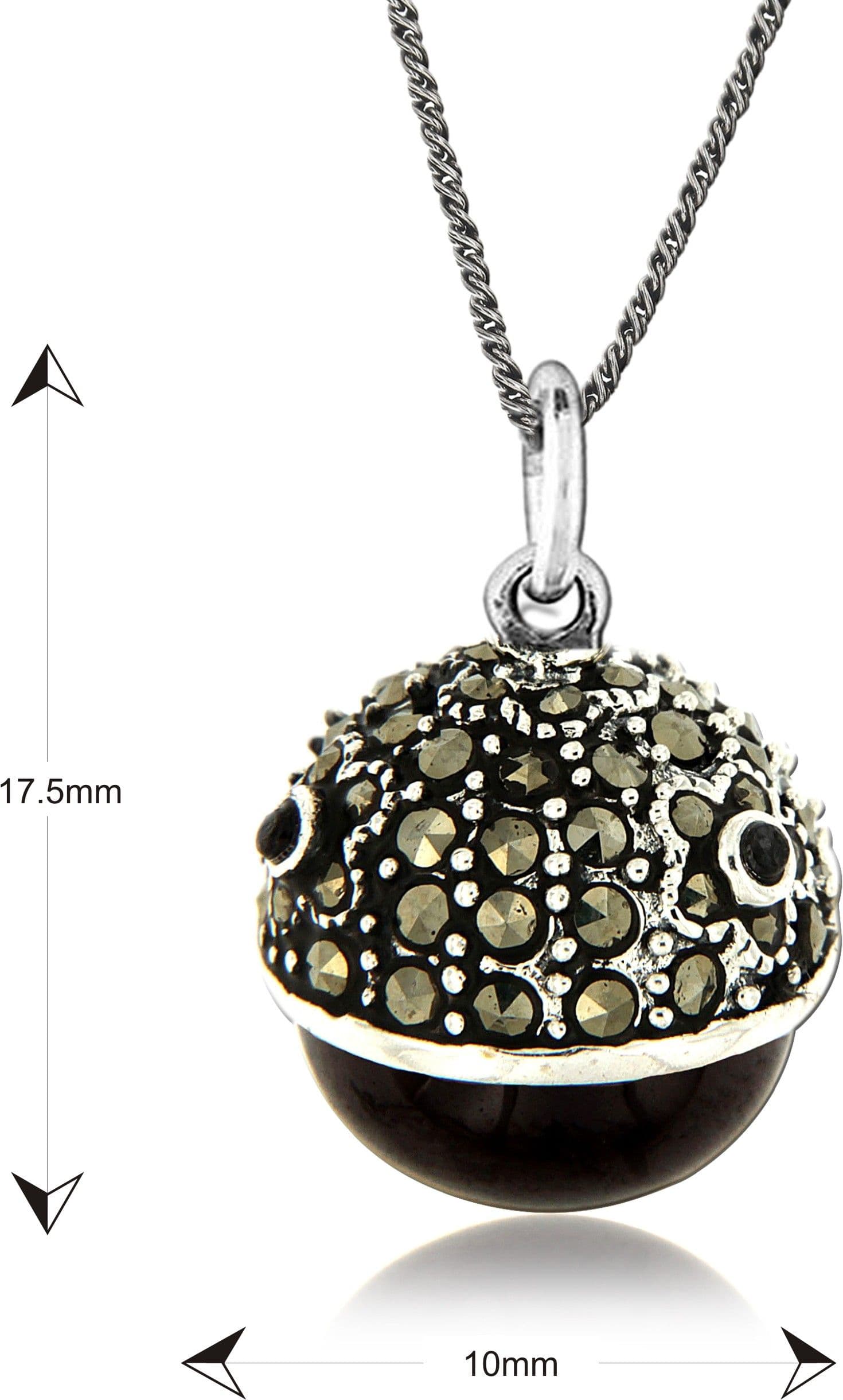 Aria Rhodium Sterling Silver Pendant view 3
