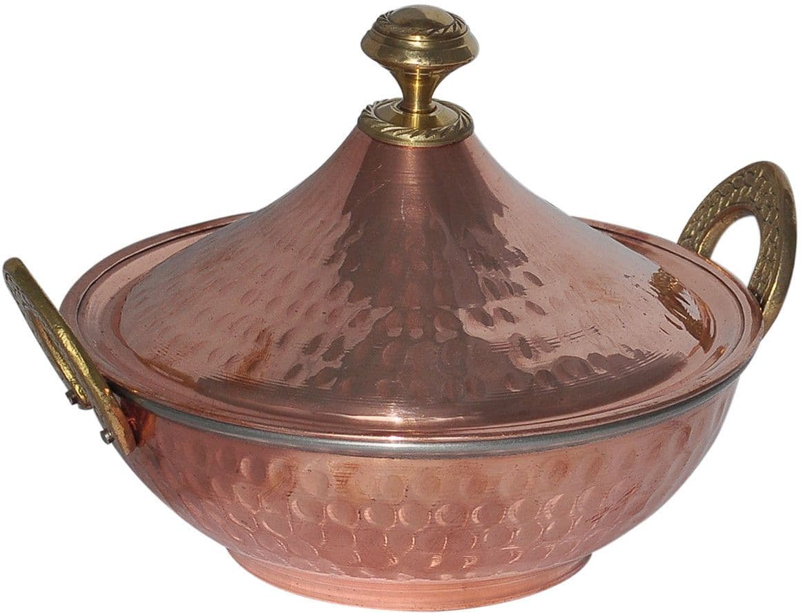 DakshCraft Handmade Copperware Serving Kadhai NA L view 3