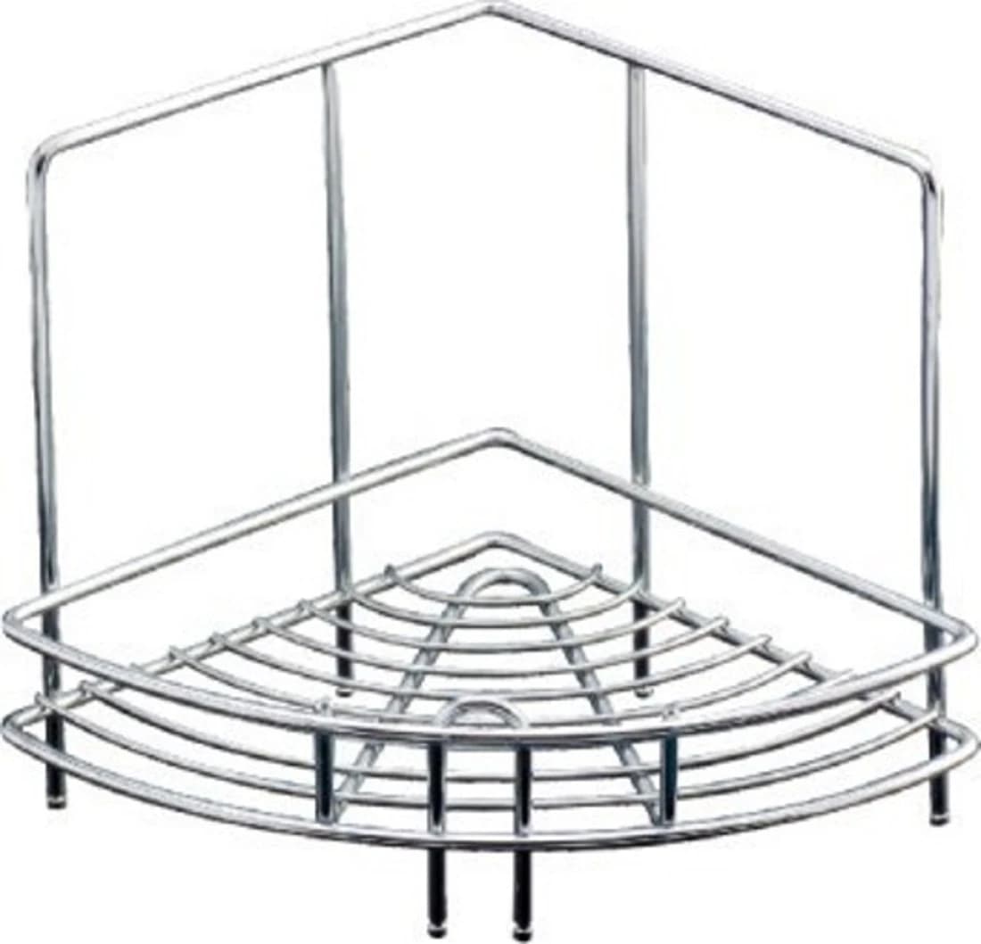 Innovative Single Corner Stainless Steel Wall Shelf