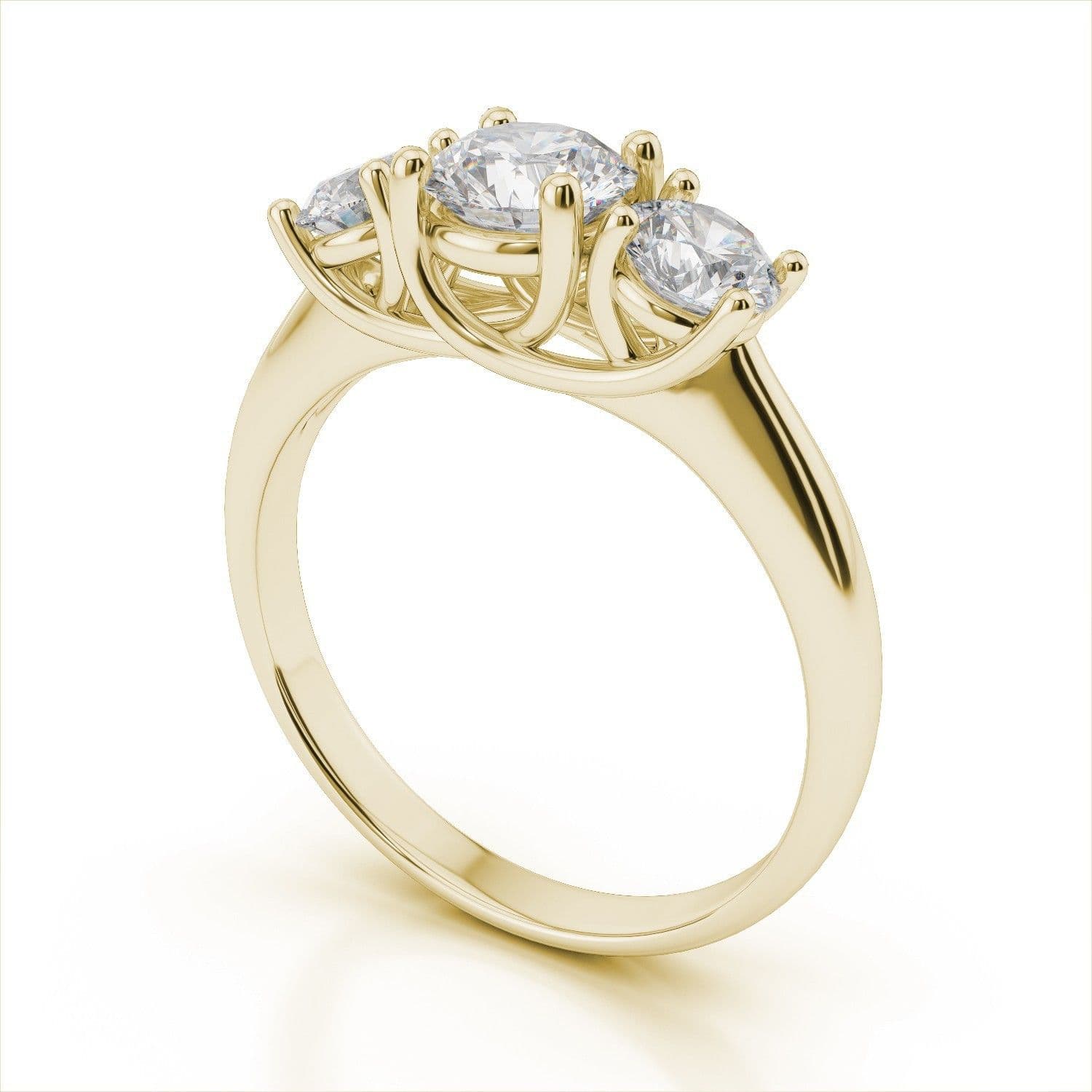 Zevrr Sterling Silver Swarovski Zirconia Platinum NA K Ring view 3