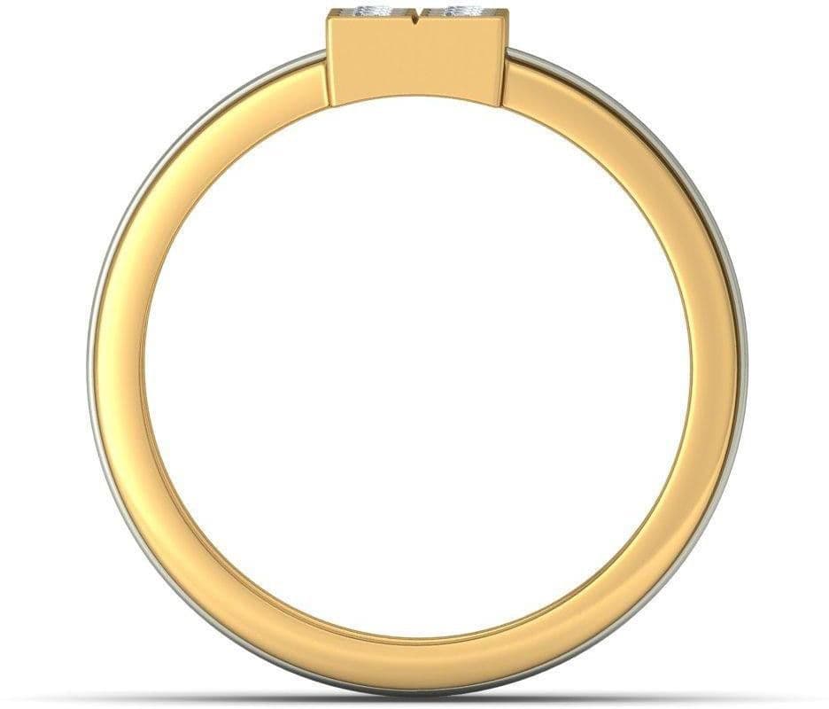 BlueStone The Sestet Yellow Gold Diamond 14 K Ring view 5