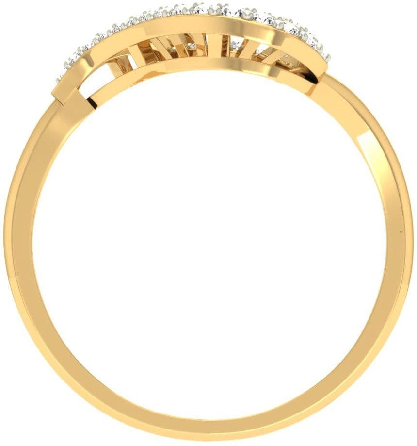 Jewels5 Myrte Gold Diamond 18 K Ring view 6