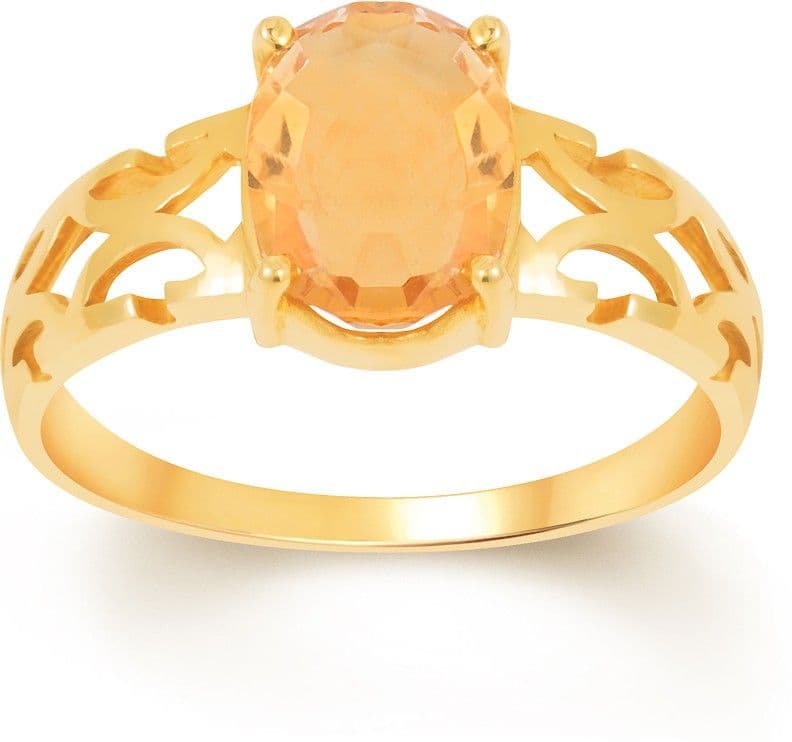 Kundali Gold Topaz 18 K Ring view 3