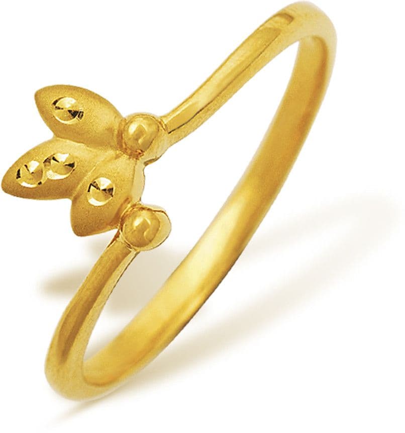 Nishtaa Yellow Gold 22 K Ring view 2