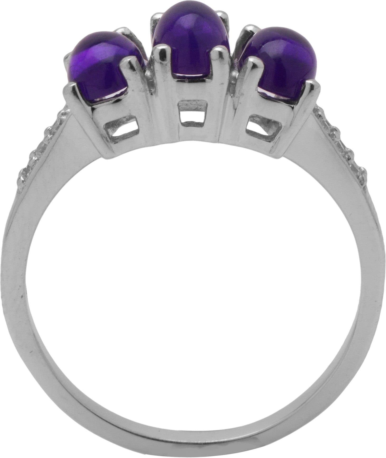 Allure Silver Amethyst Sterling Silver Ring view 3