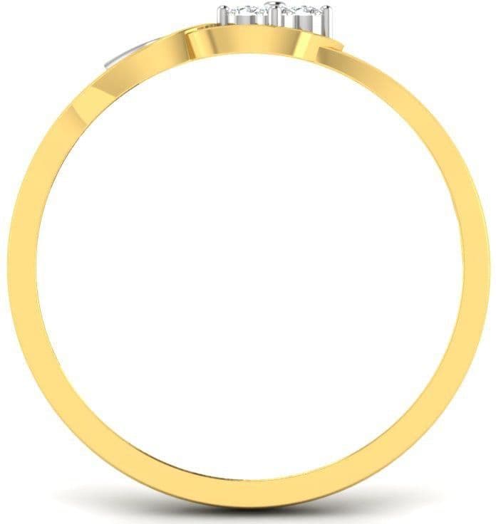 His & Her Gold Diamond 18K Yellow Gold 18 K Ring view 3