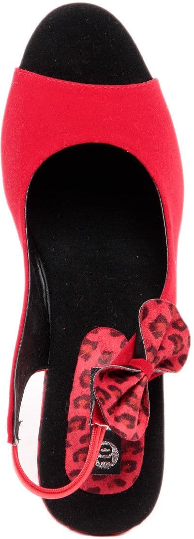 TEN Suade Red Women Wedges view 4